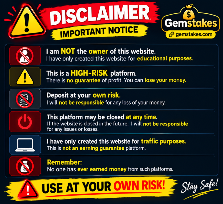 Gem Stakes App reak or fake